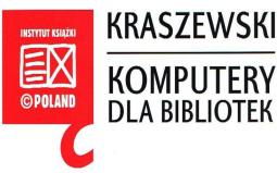 Kraszewski Komputery dla bibliotek. Logo Instytut Książki